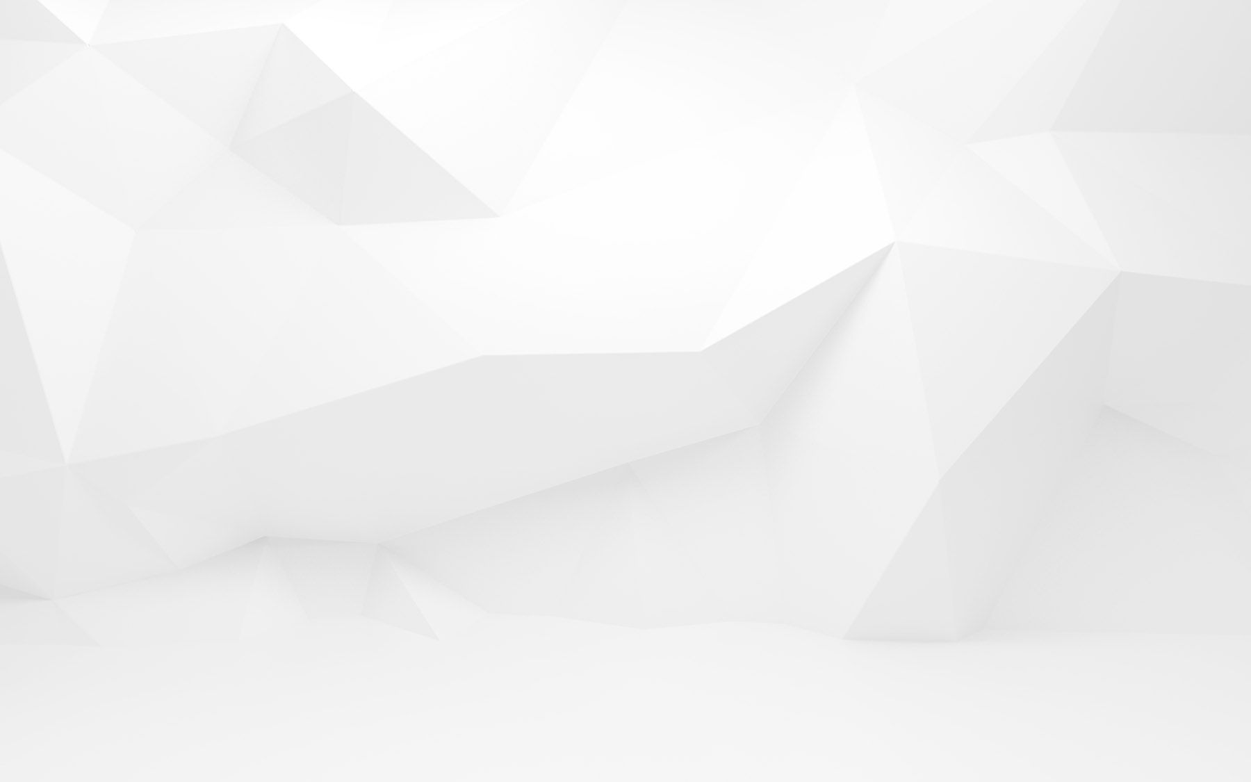 Abstract white 3d interior with polygonal pattern on the wall | Hannan UK