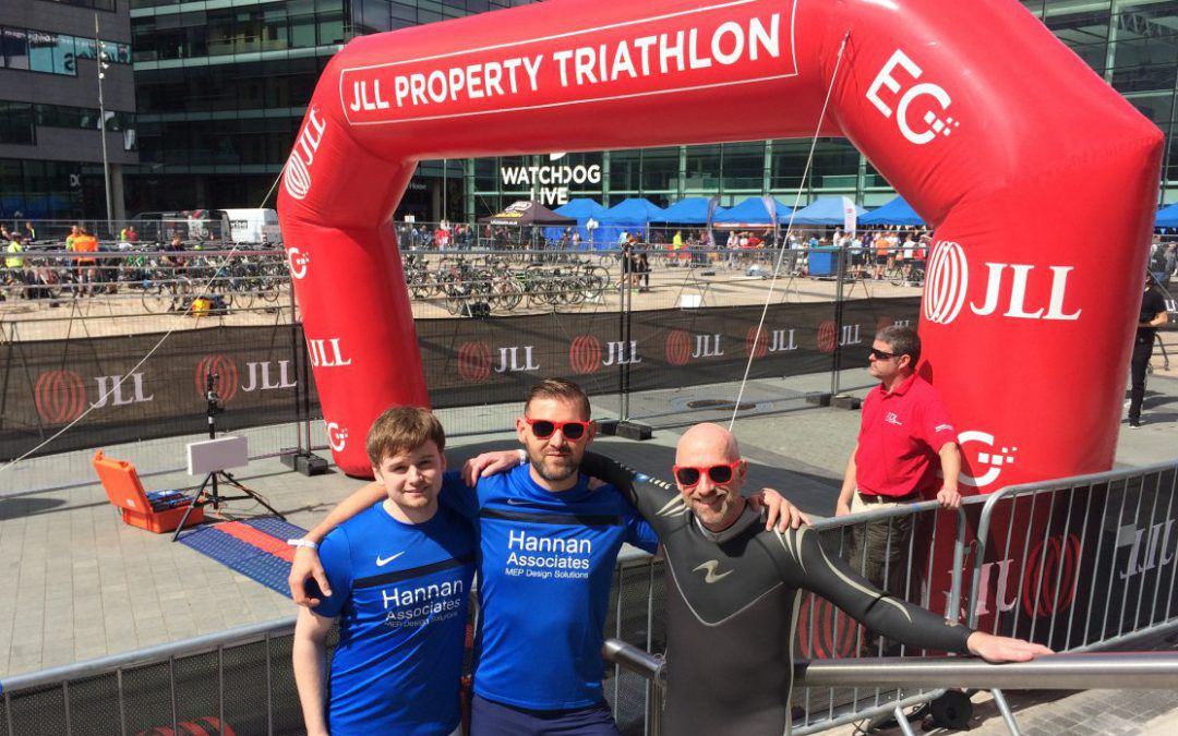 Team Hannan at JLL Property Triathlon