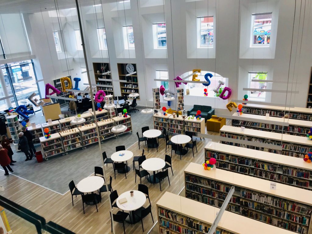 The new library at Tameside One